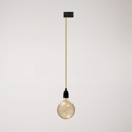 Vintage lamp with porcelain coating