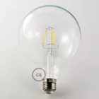  Suspended lamp with textile cable and silicone details - Made in Italy - With bulb included