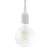  Suspended lamp with textile cable and silicone details - Made in Italy - With bulb included