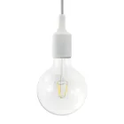  Suspended lamp with textile cable and silicone details - Made in Italy - With bulb included