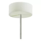  Suspended lamp with textile cable and silicone details - Made in Italy - With bulb included