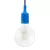  Suspended lamp with textile cable and silicone details - Made in Italy - With bulb included