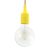  Hanging lamp with textile cable and silicone details - Made in Italy - Bulb included