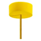  Suspended lamp with textile cable and silicone details - Made in Italy - With bulb included