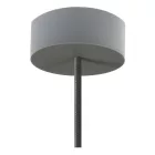  Suspended lamp with textile cable and silicone details - Made in Italy - With bulb included