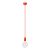  Colorful silicone hanging lamp with fabric cable
