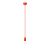  Colorful silicone hanging lamp with fabric cable