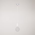 Silicone track pendant lamp with textile cable