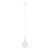  Colorful silicone hanging lamp with fabric cable