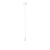  Colorful silicone hanging lamp with fabric cable