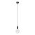  Colorful silicone hanging lamp with fabric cable