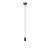  Colorful silicone hanging lamp with fabric cable