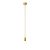  Colorful silicone hanging lamp with fabric cable