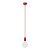 Colorful silicone hanging lamp with fabric cable