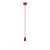 Colorful silicone hanging lamp with fabric cable