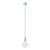  Colorful silicone hanging lamp with fabric cable
