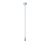  Colorful silicone hanging lamp with fabric cable