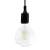  Suspended lamp with textile cable and silicone details - Made in Italy - With bulb included