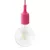  Suspended lamp with textile cable and silicone details - Made in Italy - With bulb included