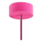  Suspended lamp with textile cable and silicone details - Made in Italy - With bulb included