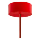  Suspended lamp with textile cable and silicone details - Made in Italy - With bulb included