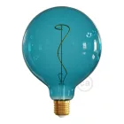 Suspended lamp XL with marine rope and wooden details - Made in Italy - Bulb included