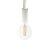 3XL Pendant lamp with 30 mm marine cord and painted wood details - Made in Italy - Bulb included