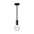 Hanging lamp XL with 16 mm marine cord painted wood details - Made in Italy - Bulb included