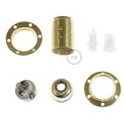 Double sleeve metal E14 lamp holder set for lampshades