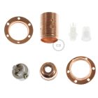 Double sleeve metal E14 lamp holder set for lampshades