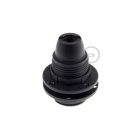 Double sleeve, thermoplastic E14 lamp holder set for lampshades