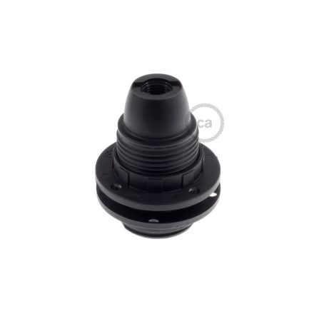 Double sleeve, thermoplastic E14 lamp holder set for lampshades