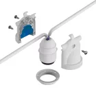 EIVA-2, 2-way E26 socket suitable for damp locations
