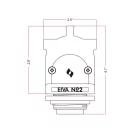 EIVA-2, 2-way E26 socket suitable for damp locations