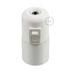 Bakelite E27 lamp socket set with switch