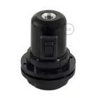Double sleeve Bakelite E27 lamp holder set for lampshade with switch