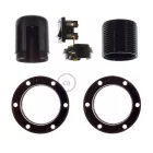 Double sleeve Bakelite E27 lamp holder set for lampshade with switch