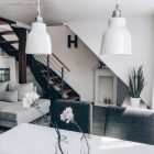 E27 metal lamp holder set with double ring nut for lampshades