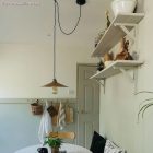 E27 metal lamp holder set with double ring nut for lampshades