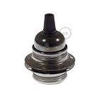 E27 metal lamp holder set with double ring nut for lampshades