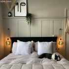 E27 metal lamp holder set with double ring nut for lampshades