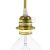 E27 metal lamp holder set with double ring nut for lamp shade