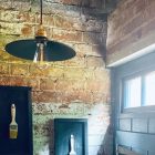 E27 metal lamp holder set with double ring nut for lampshades