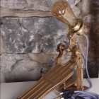 E27 metal lamp holder set with double ring nut for lampshades