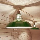 E27 metal lamp holder set with double ring nut for lampshades