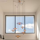 E27 metal lamp holder set with double ring nut for lampshades