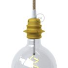 E27 metal lamp holder set with double ring nut for lampshades