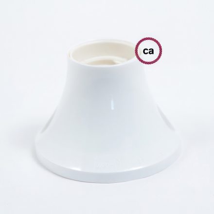 90° heat-softening plastic wall or ceiling lamp holder