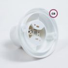 90° heat-softening plastic wall or ceiling lamp holder