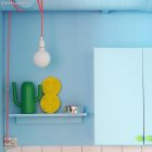 Thermoplastic E27 lamp holder set